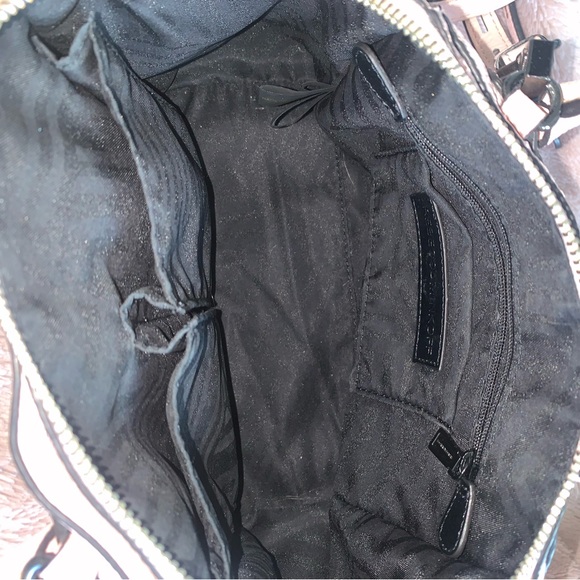 NEW REBECCA MINKOFF crossbody tote in baby pink pebbled leather. - Picture 5 of 5